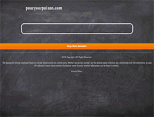 Tablet Screenshot of pouryourpoison.com